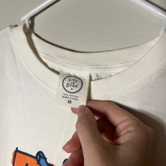 Life is good teeshirt - size M - beach towel - Picture 3 of 5